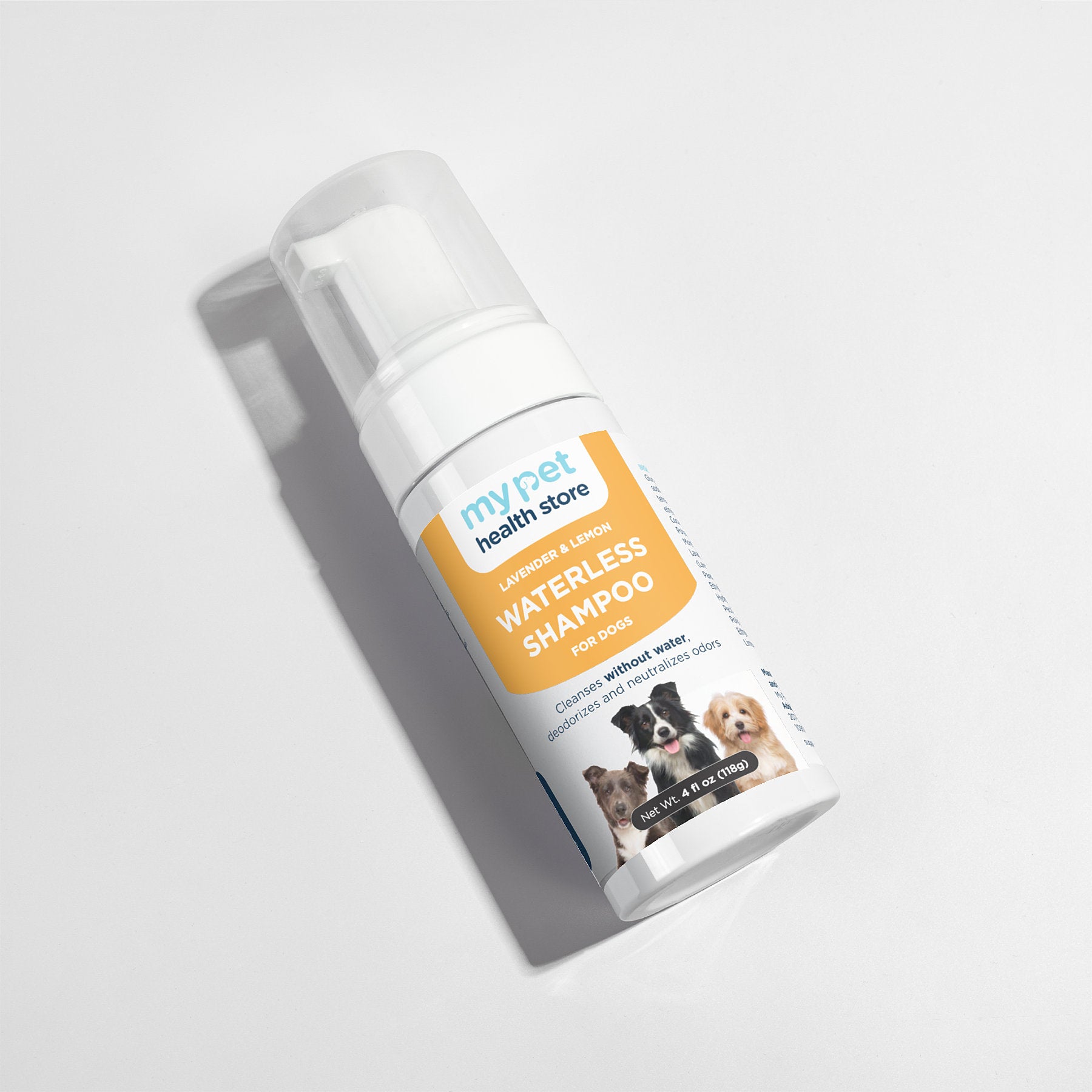 Dog Waterless Shampoo 4fl oz No Rinse, Deodorizing Dog Shampoo My